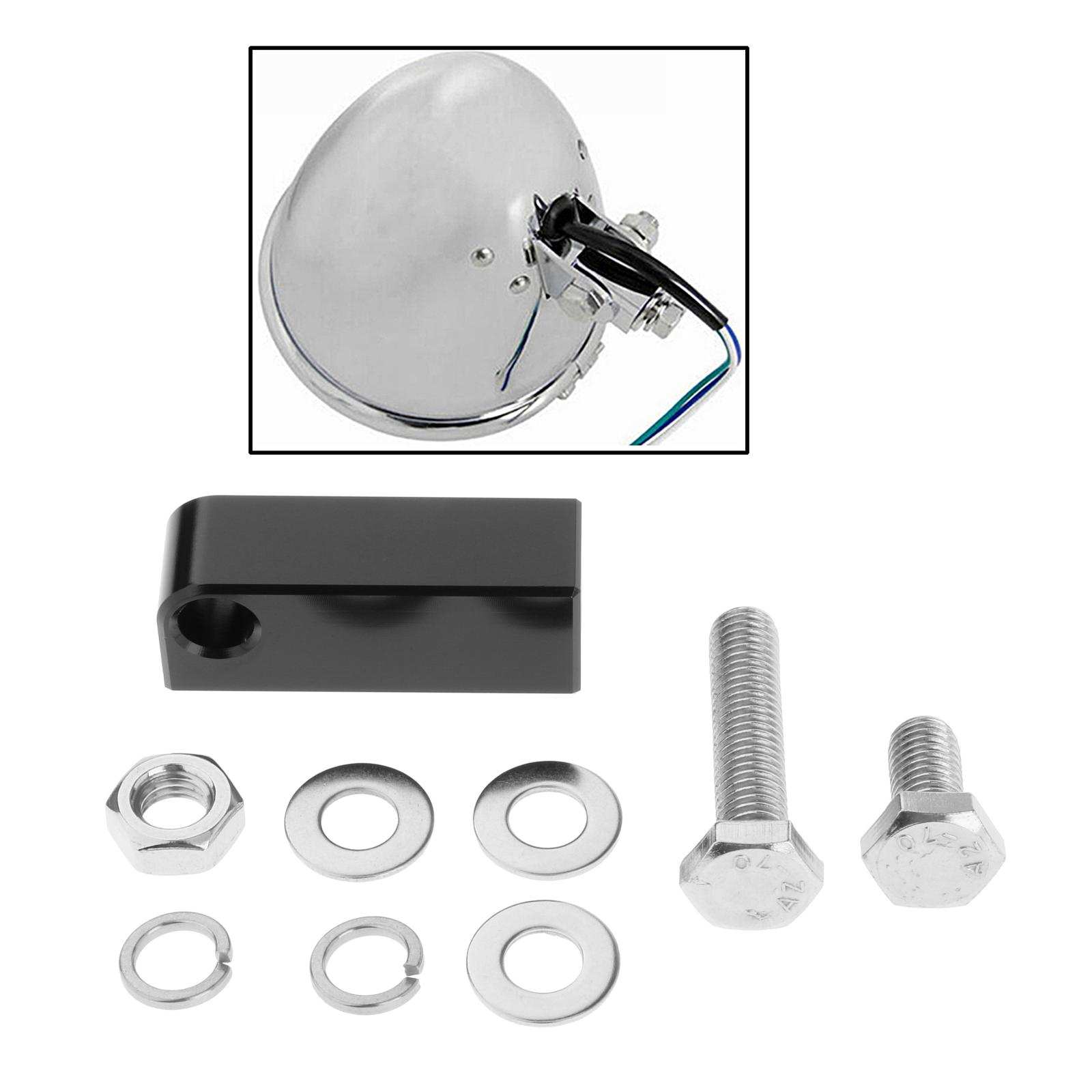 Motorcycle Headlight Mount Extension Bracket for Harley FXST  FXWG  FXSB Breakout FXCWC Rocker C