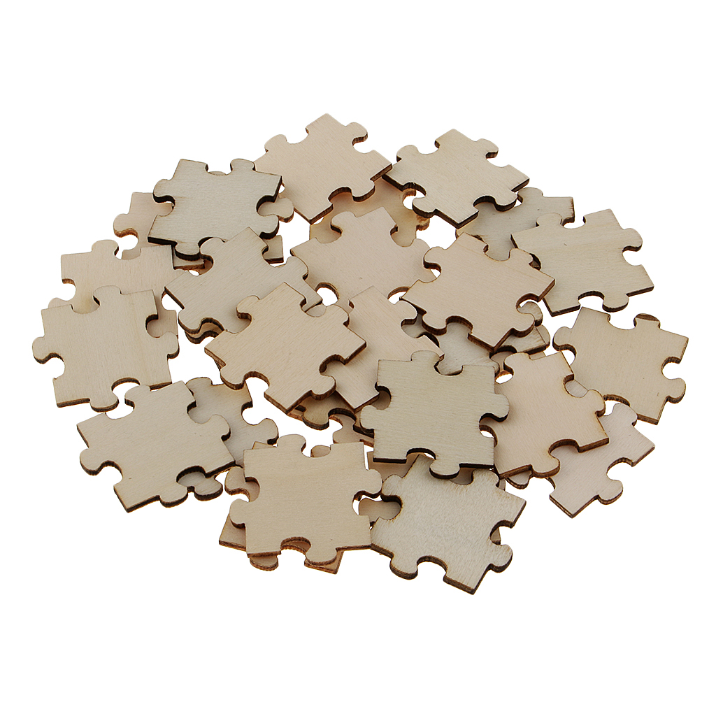 Prettyia   Jigsaw   Puzzle   Pieces      Cut   MDF   Wooden   Embellishment