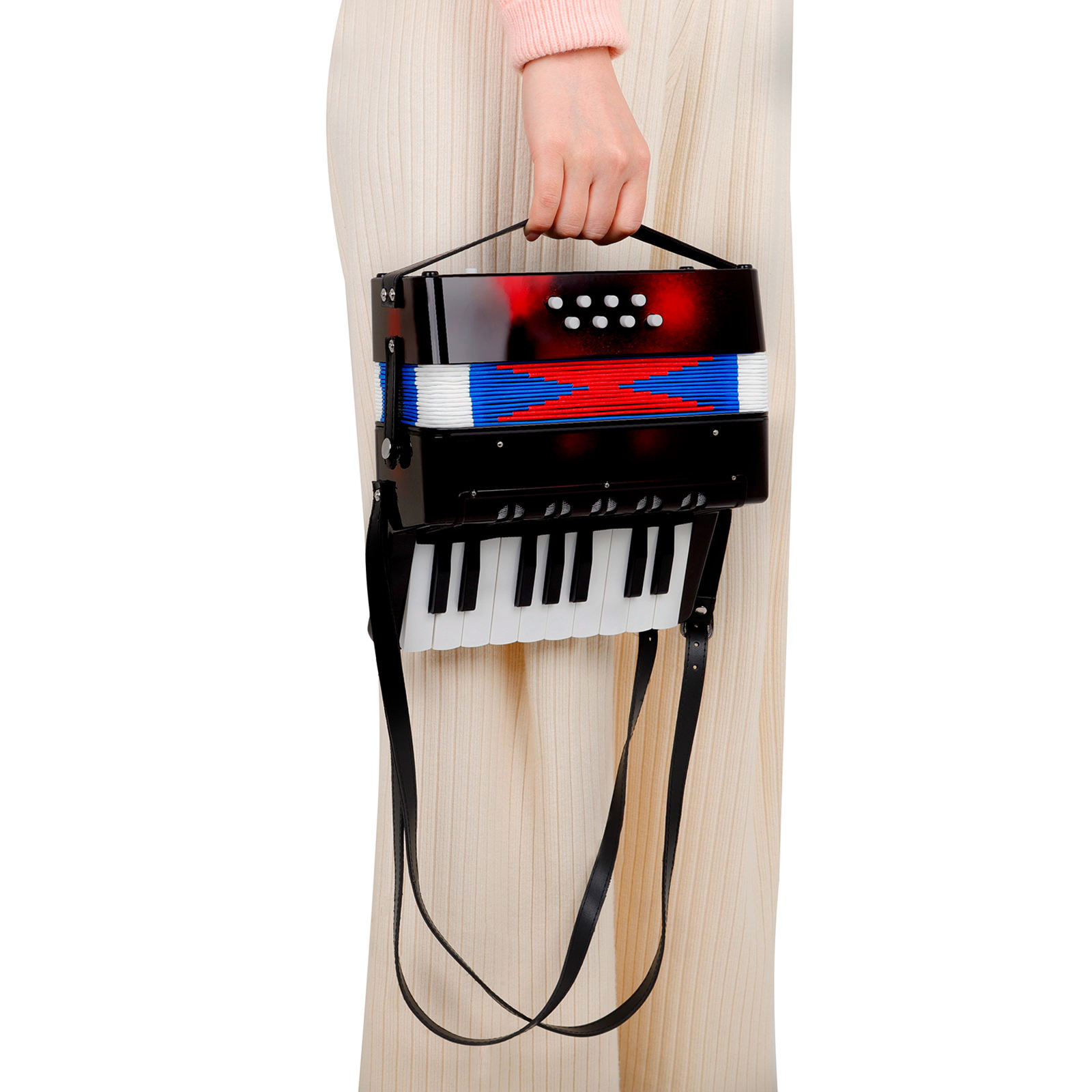 Small Accordion Children's Musical Instrument Toy for Beginner Students