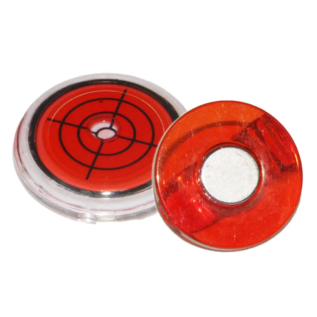 Functional Level Gauge Magnetic  Hat Visor Clip Golf Ball Marker - 5 Colors