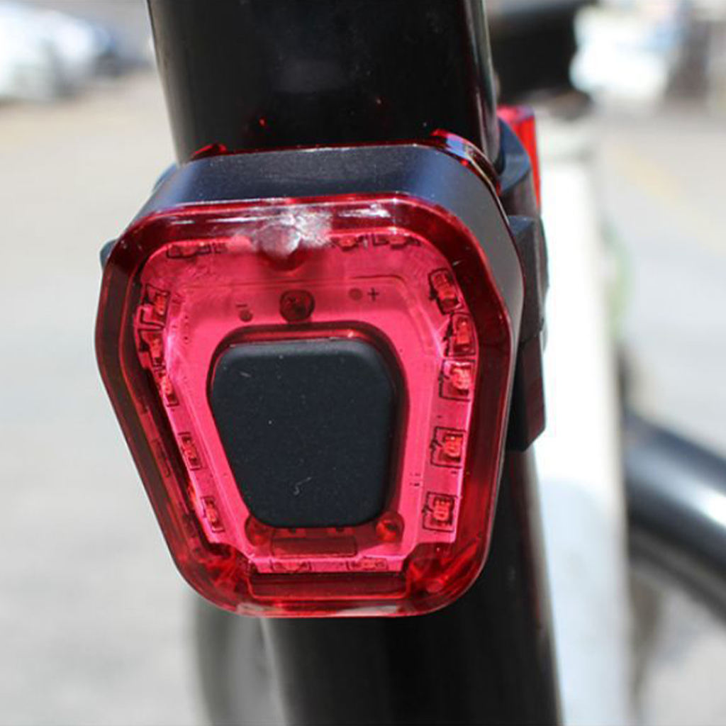 Bike Light Rechargeable IPX4 Waterproof 5 Modes Warning Lamp