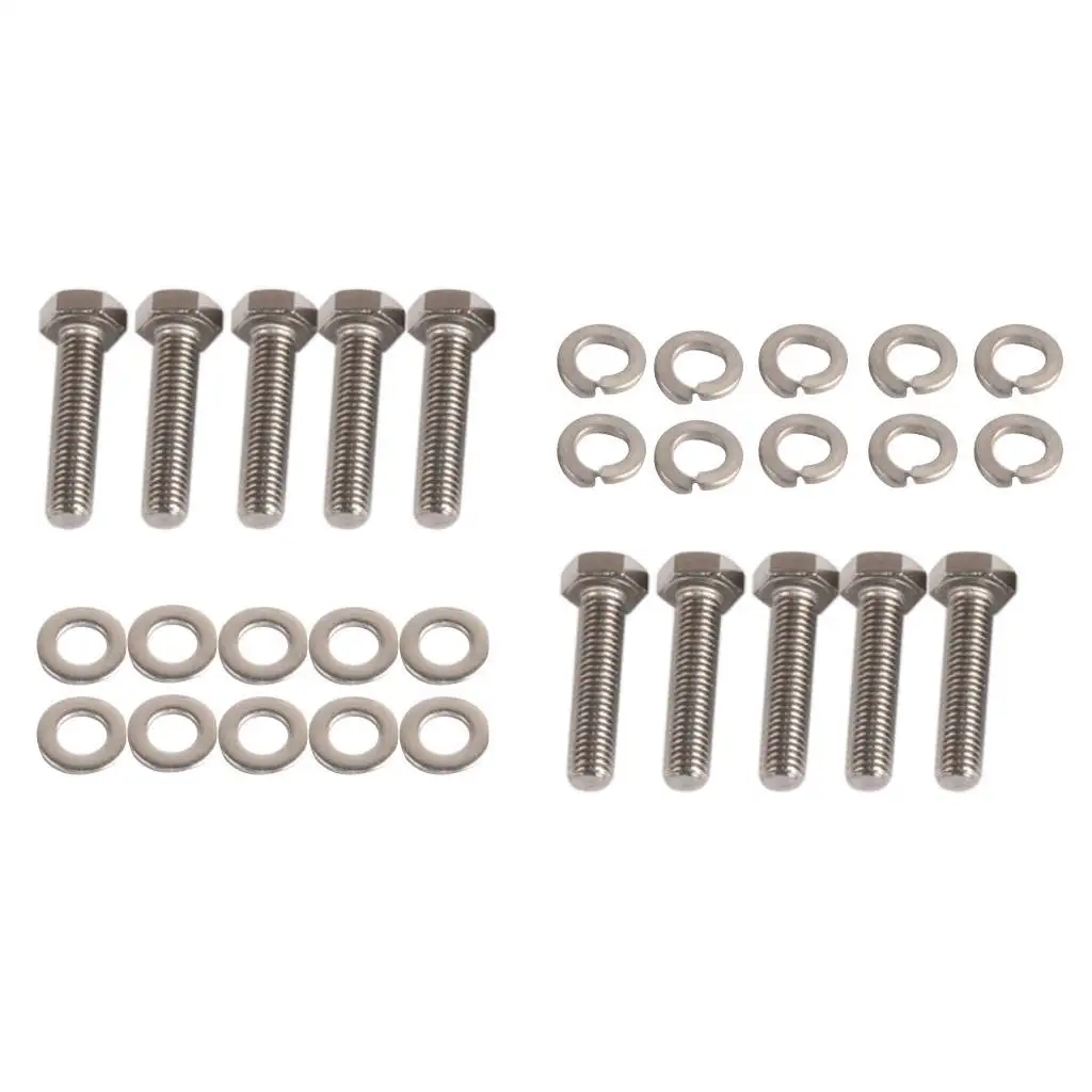 Set Exhaust Manifold Head Stud Kit Bolts For Ford 6.8L Powerstroke