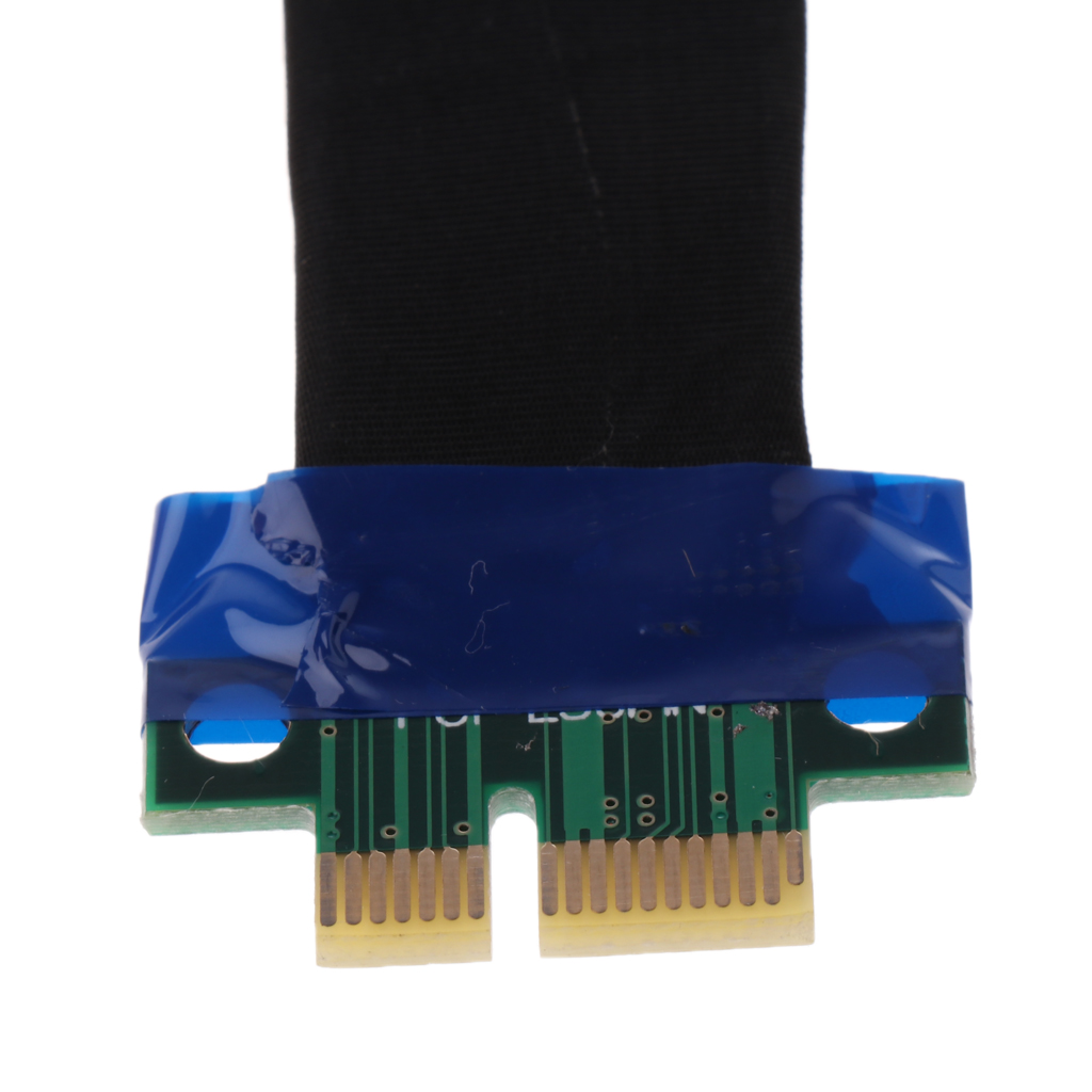 1 Pcs Adapter Cable PCI-E Express 1X Riser Card Flexible Cord Ribbon Cable
