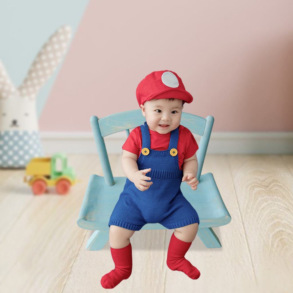 Baby Newborn Chair Wooden Accessories Ornaments Scene Filming Picture