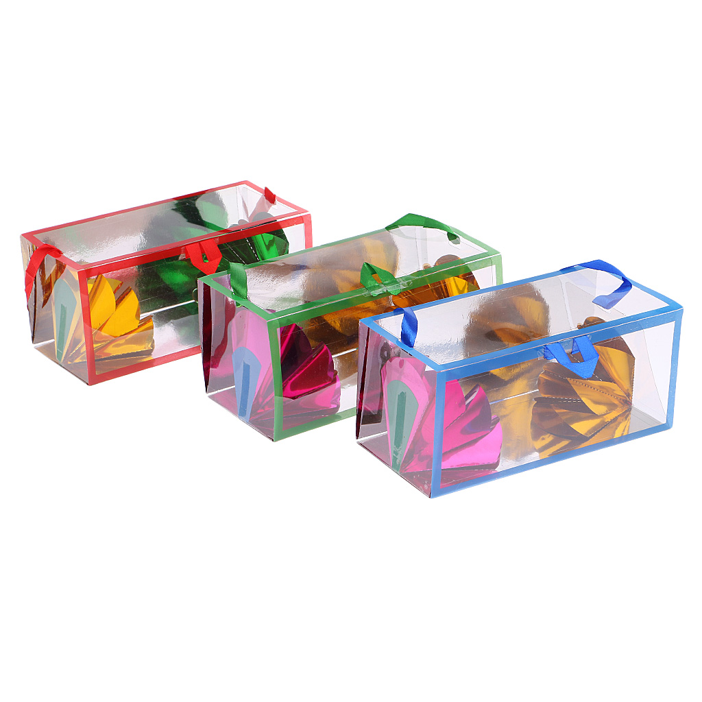 Empty Paper Bag Appearing Flower Box Magic Conjuring For Magician Accessory