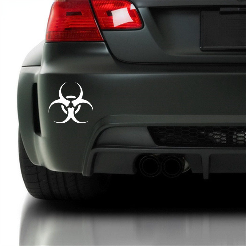 Autoaufkleber, personalisierte kreative Aufkleber, Biohazard-Schilder, Autodekoration, wasserdicht und Sonnenschutz, PVC, 15 x 14 cm – Detail 4