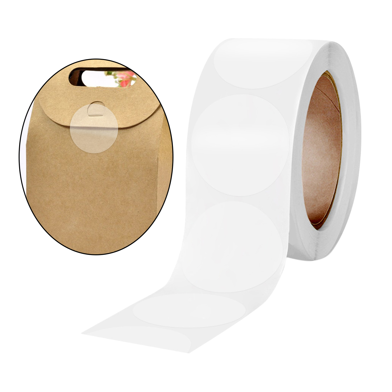 500Pcs Clear Retail Package Seals 1.5