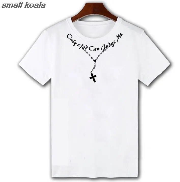 TUPAC 2pac T Shirt Only God Can Judge Me Christian Cross Rosary Tattoo  Script Tops Tee Shirts Hip Hop Rap Swag T Shirt Unisex|Áo phông| -  AliExpress