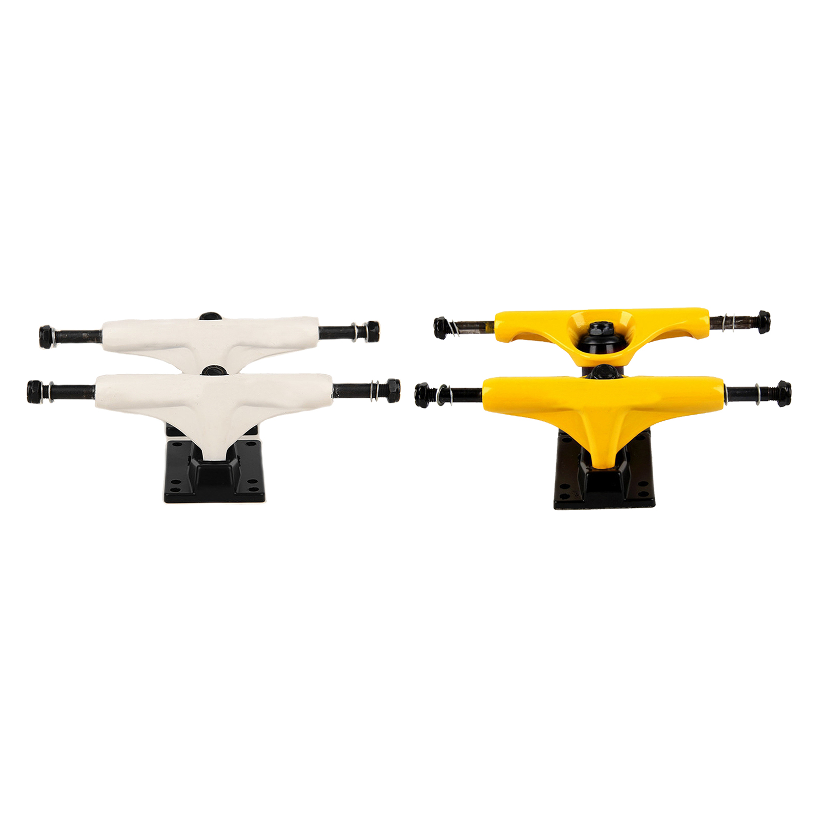 2 Pieces 5 inch Aluminium Alloy Longboard Skateboard Trucks Impact Resistance High Strength