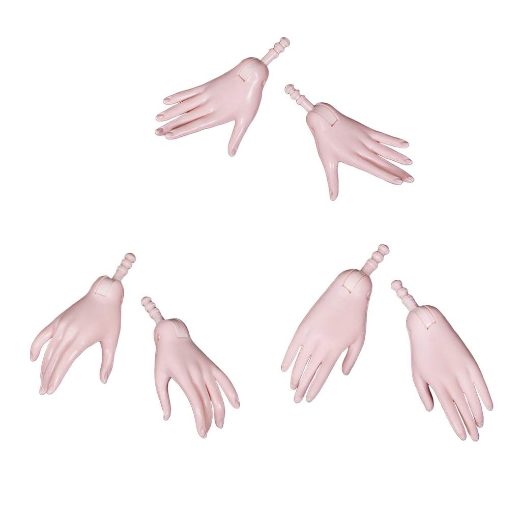 Plastic 1/3 Ball Jointed Doll Custom DIY - Movable Joints Dolls Hands for 60cm BJD Dolls DIY Making Body Parts - 3 Styles