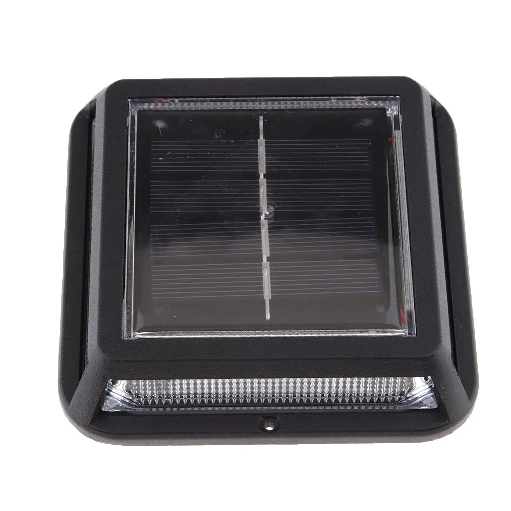 12 LED Outdoor Solar Lights , Waterproof Exterior Security Wall Light for Patio,Deck,Yard,Garden,Path,Driveway,Stairs