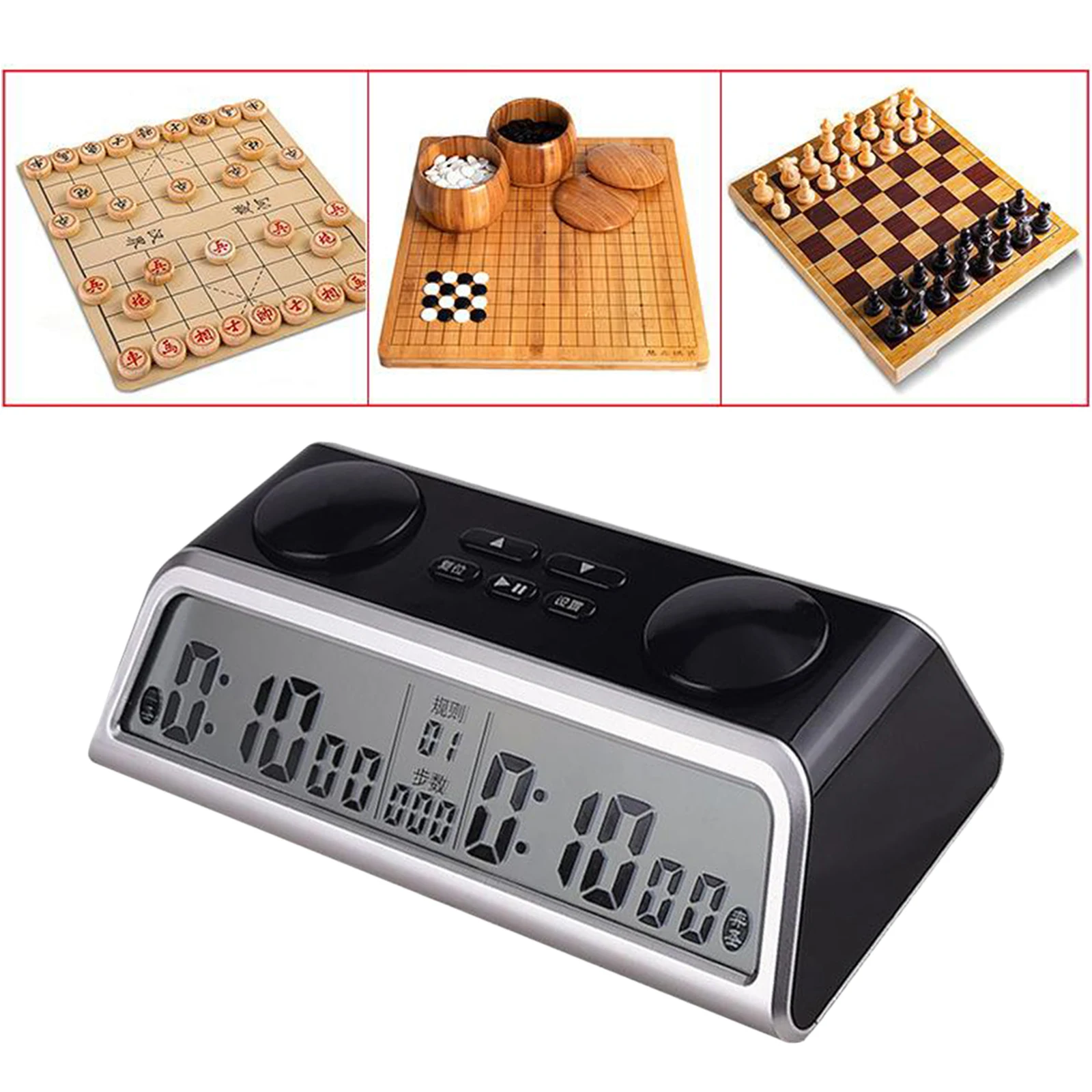 Digital Professional Chess Clock Multifunctional Count Up Down Timer Electronic Chess Clock
