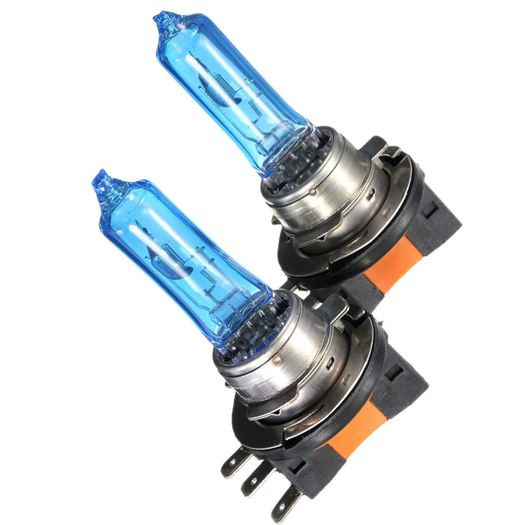 2X 55W H15 Xenon White Headlight Bulb DRL HID For AUDI/BMW/Ford VW GOLF