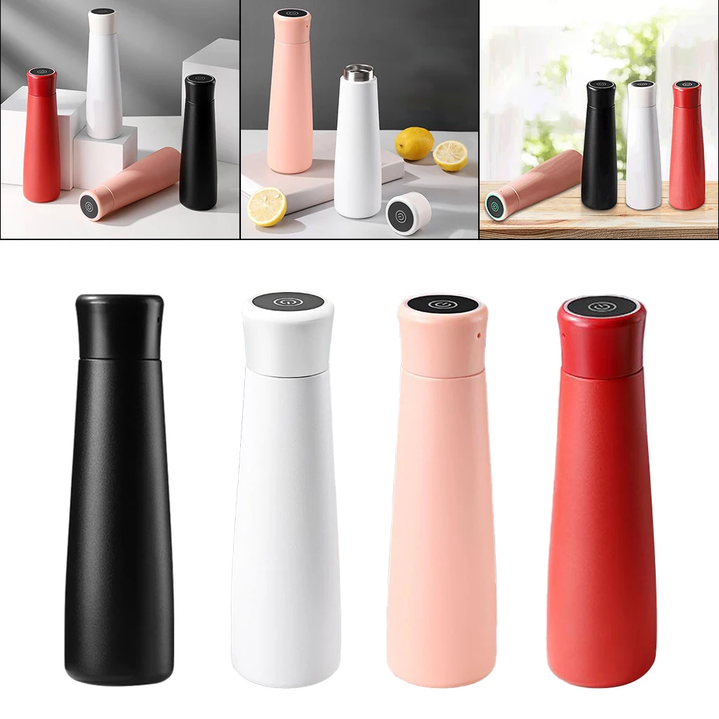Stainless Steel Vacuum Flask Smart LED Screen Display Temperature Insulation Water Bottle 500ml