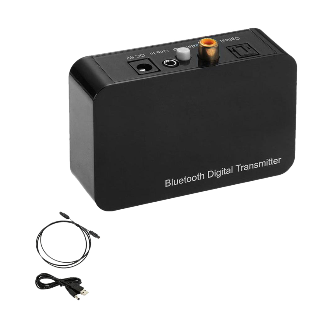 Bluetooth Transmitter Sender Aux 3.5mm / Optical Audio for TV Headphones