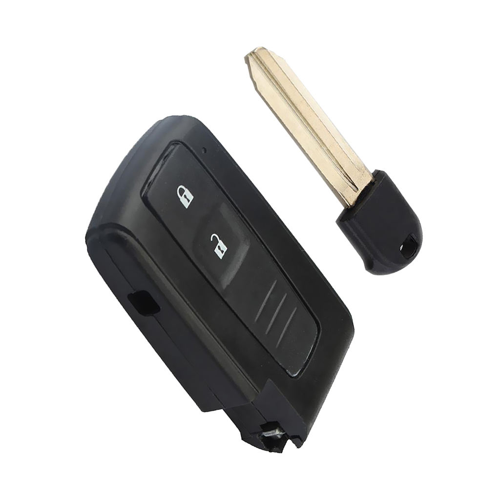 2-Button Remote Smart Key Fob Case with Uncut Blank for Toyota Prius 2004-2009 the ultimate protection against scratches