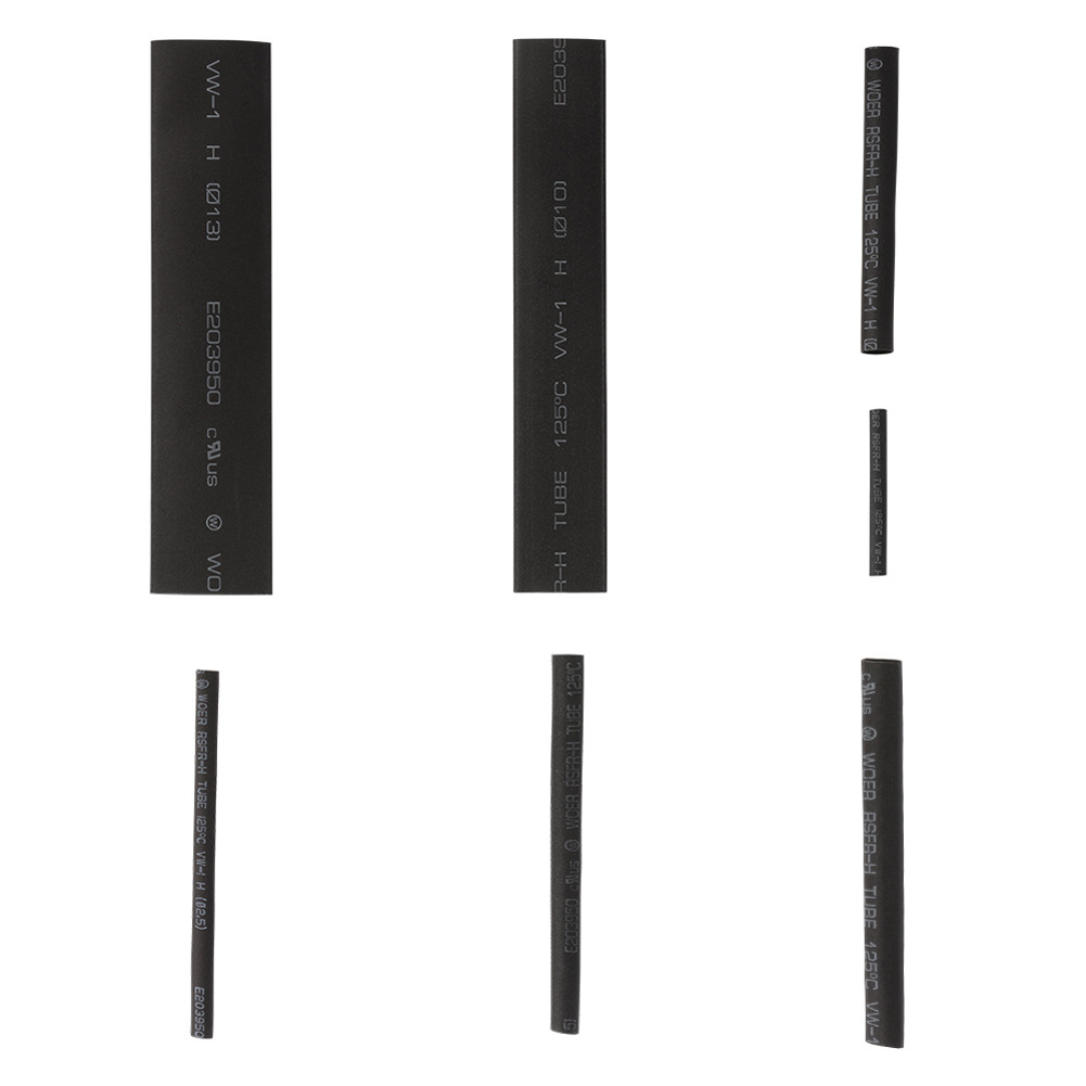 Conjunto de Tubulação Pces Preto Calor Psiquiatra Fio Cabo Tubo Manga Envoltório Heatshrink 150 6 High Quality Renovação da Casa