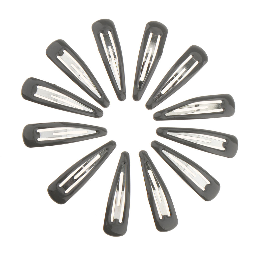 12 Pieces Acrylic Clips Clamps for Hair Decoration Hair Styling DIY Design Skin Color