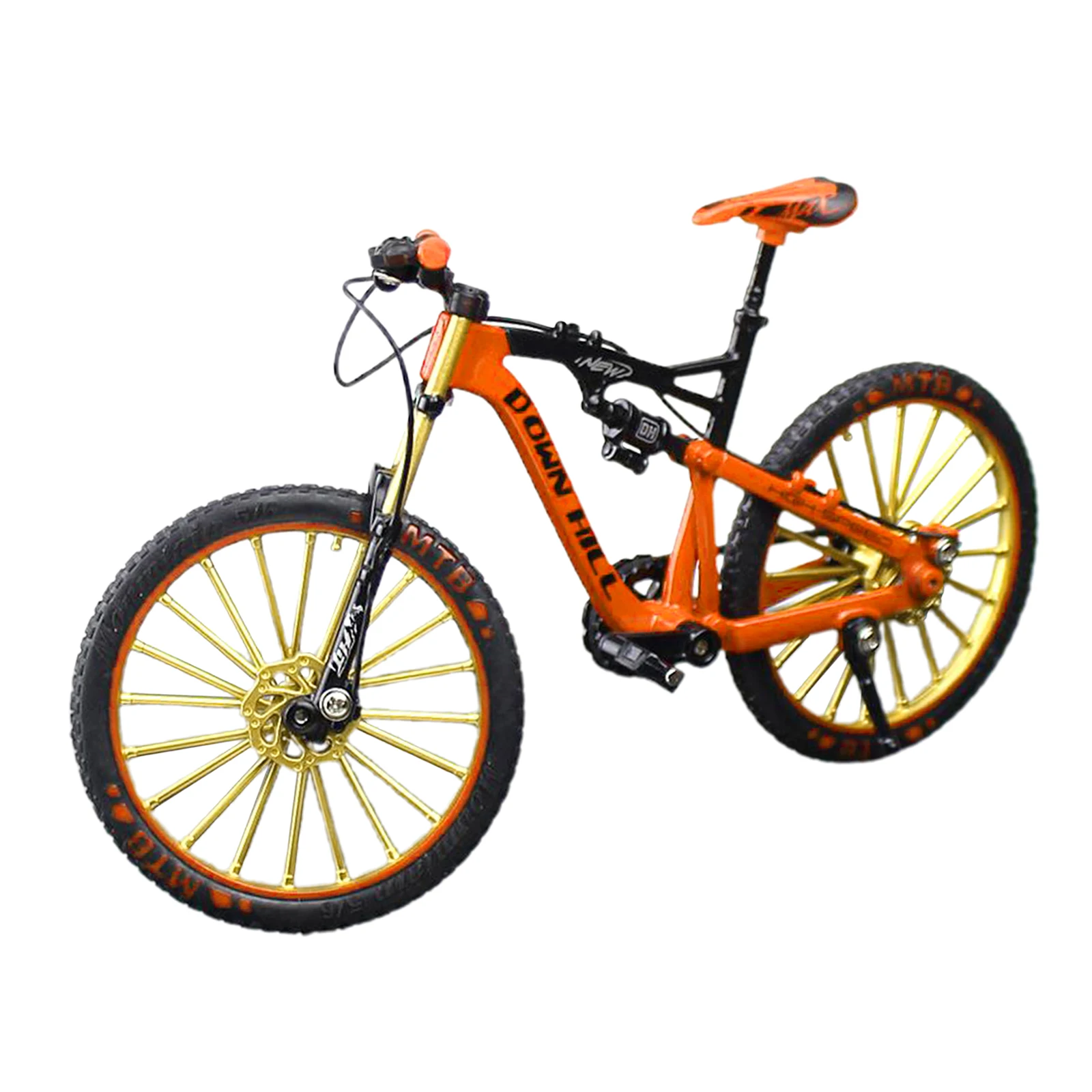 Bicycle Model Kids Bike Toy Mountain Bike Simulation Mini Model Collection Toys Diecast Toy for Collection Decor