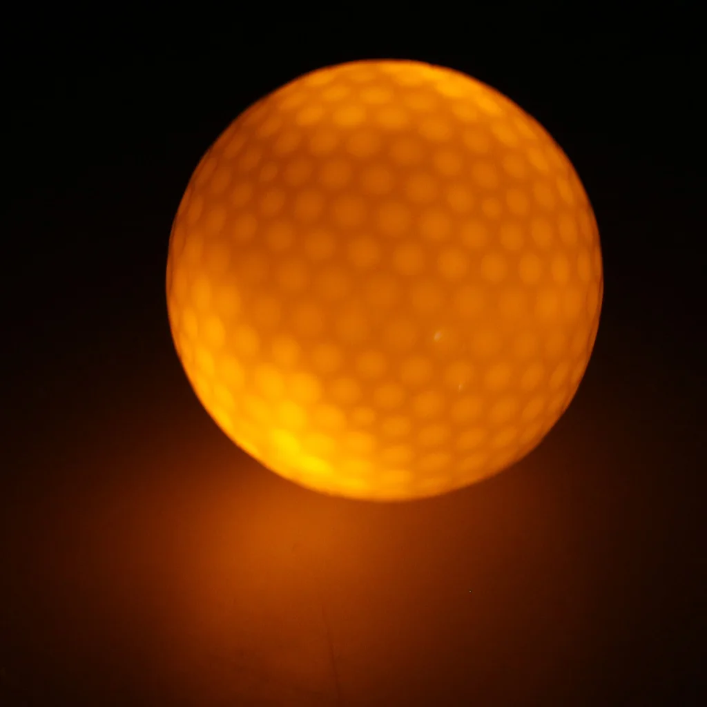 Colorful LED Light Up Golf Balls Night Golf Ball Official Size Weight Glow In Dark Perfect for Golf Long Distance Practice