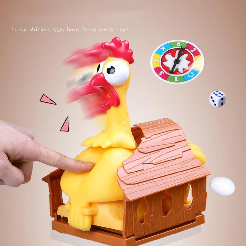 Plastic Lucky Hen Laying Eggs Board Game Hobbies Chicken Game Family Game