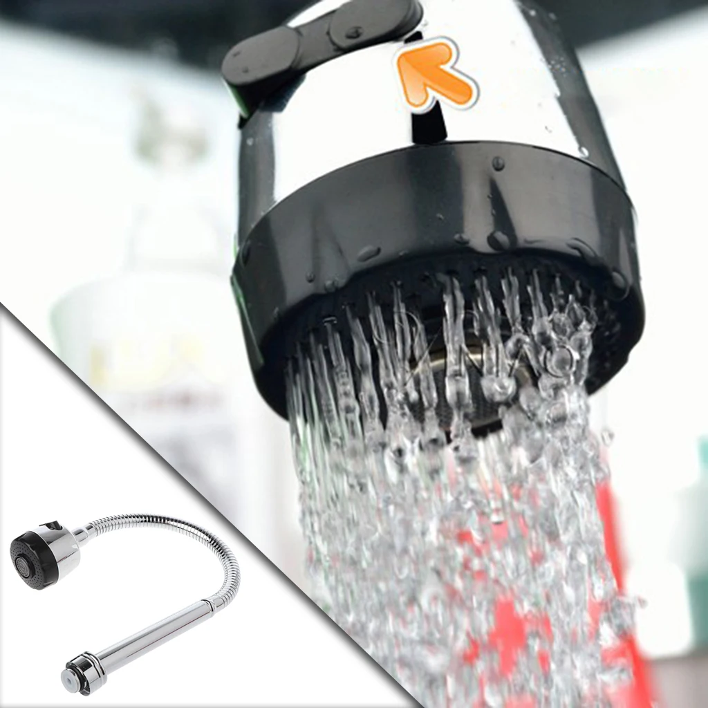 Flexible Faucet Sprayer, Kitchen Sink Universal Faucet Aerator, Tap 360 ° Flexible Hose, Water Saving Nozzle Adapter