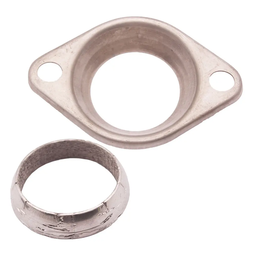 Universal Exhaust Gasket High Temperature Downpipe Engine Collector + Donut Gasket
