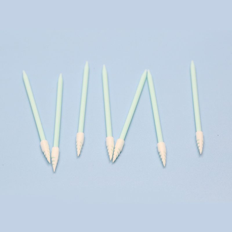 100Pcs/Pack Small Pointed Tips Cloth Head Cleaning Swab Lint Dust Free Sticks for PCB Board Electronics Small Area Camera Optica