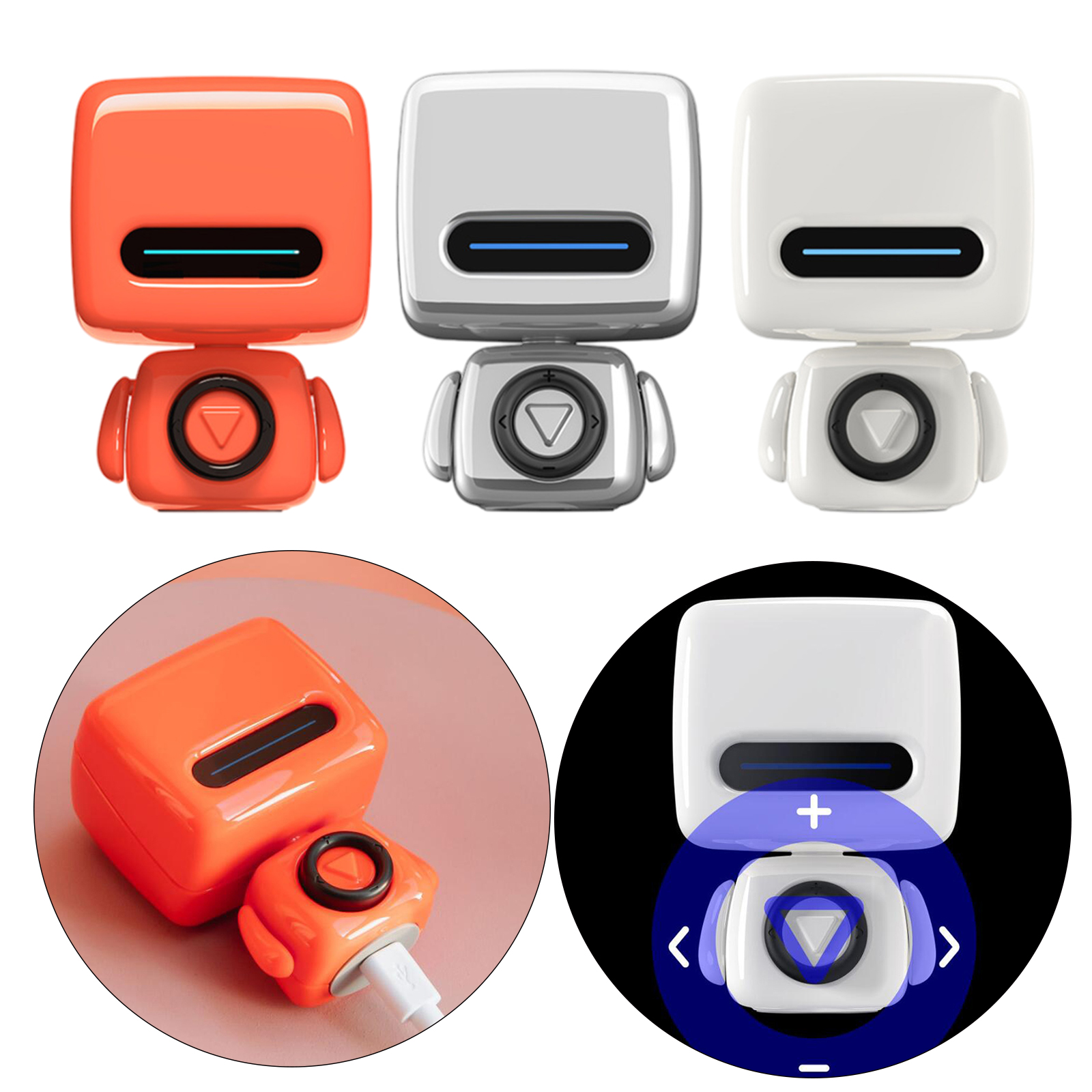 Portable Mini Robot Wireless Bluetooth 5.0 Speaker for Home Travel Outdoor