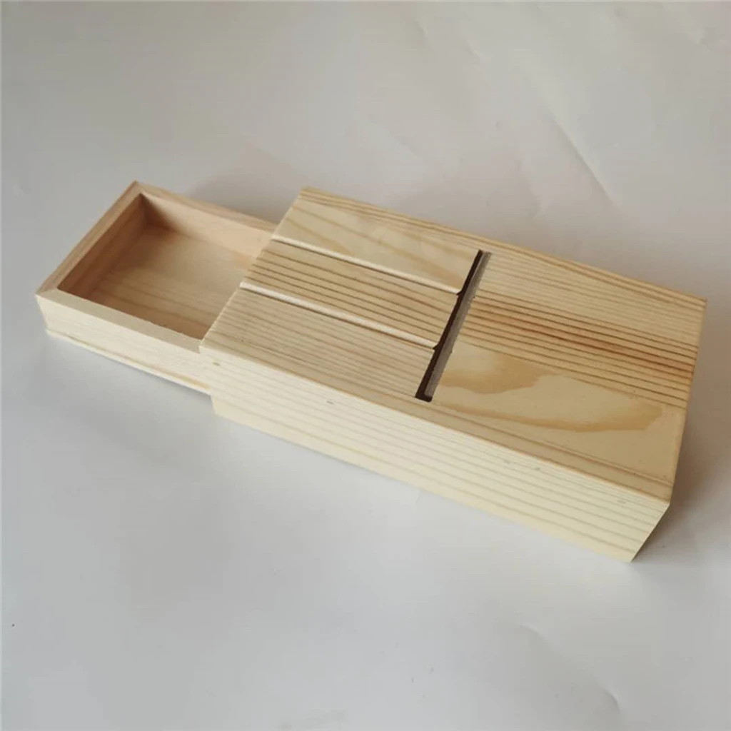Wooden Candles Soap Loaf Cutter Beveler Planer Cutting Tool with Tray for Handmade DIY Soap Candle Making