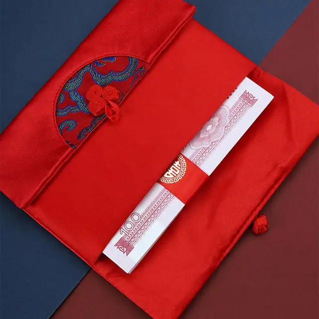 6Pcs Chinese Red Envelope with Feng Shui Ancient Coins Traditional Red  Packet Lucky Patcher for New Year Wedding Birthday