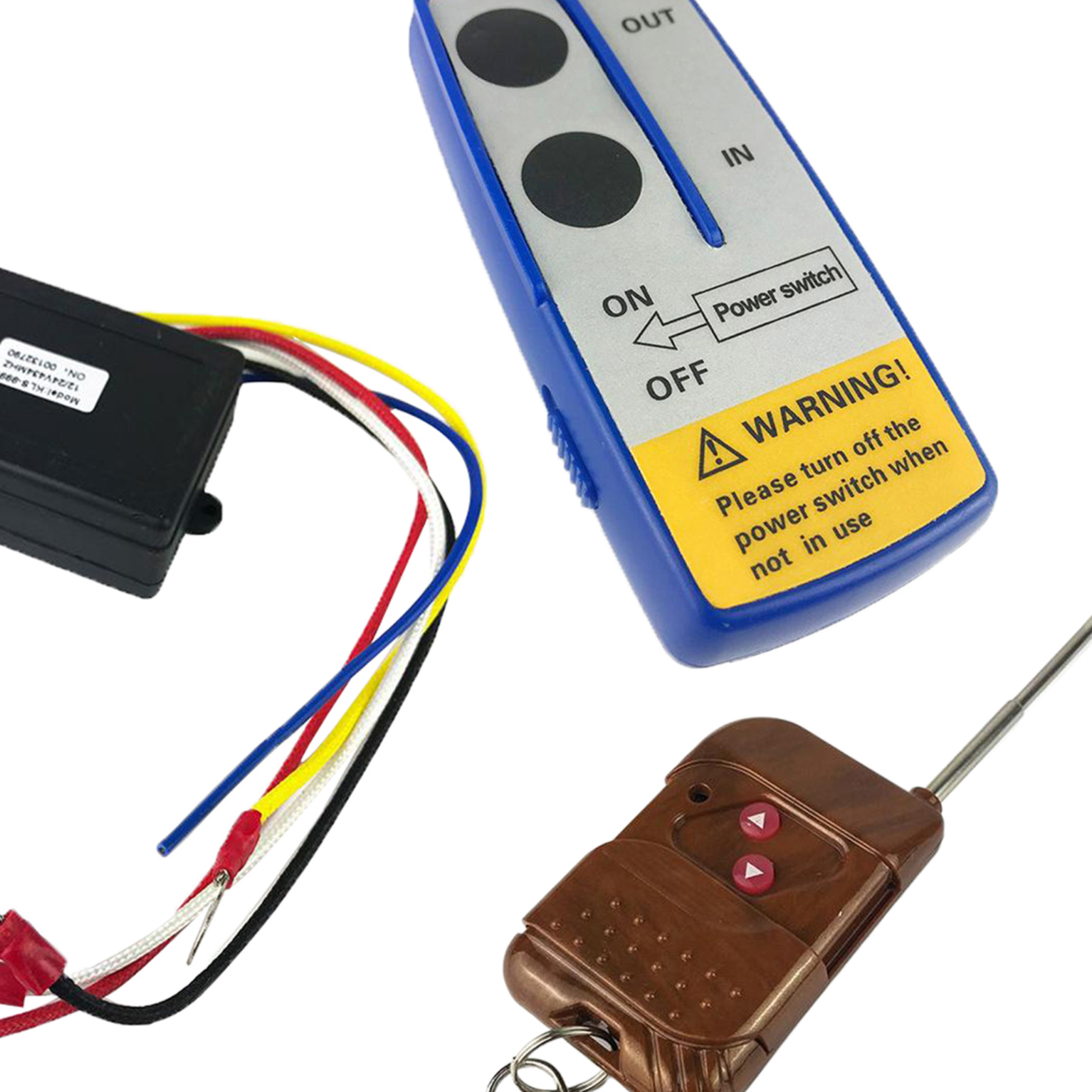 Universal 12V 75ft Winch Wireless Remote Control Switch System Car Detector