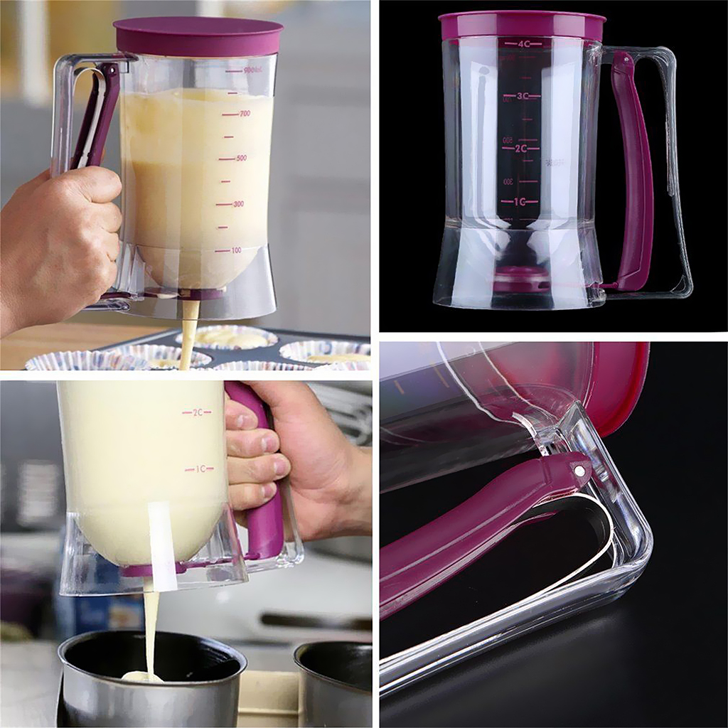 Pancake Batter Dispenser Perfect Baking Tool For Cupcakes Waffles Muffin Mix
