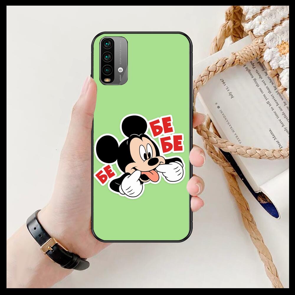 Для детей с Микки Маусом и Минни Маус Disney чехол для телефона XiaoMi  Redmi 11 lite 9C 8A 7A Pro 10T 5G аниме чехол Mi 10 Ультра Poco M3 X3 NFC 8  SE | AliExpress