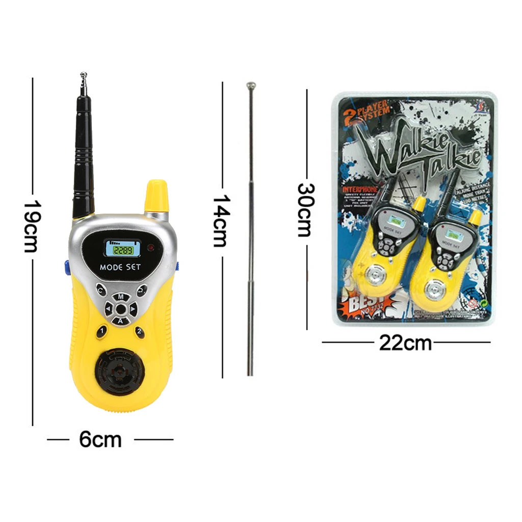 2 Lot 1206 Communication  Walkie Talkie Hiking Smart Toy Xmas Gifts