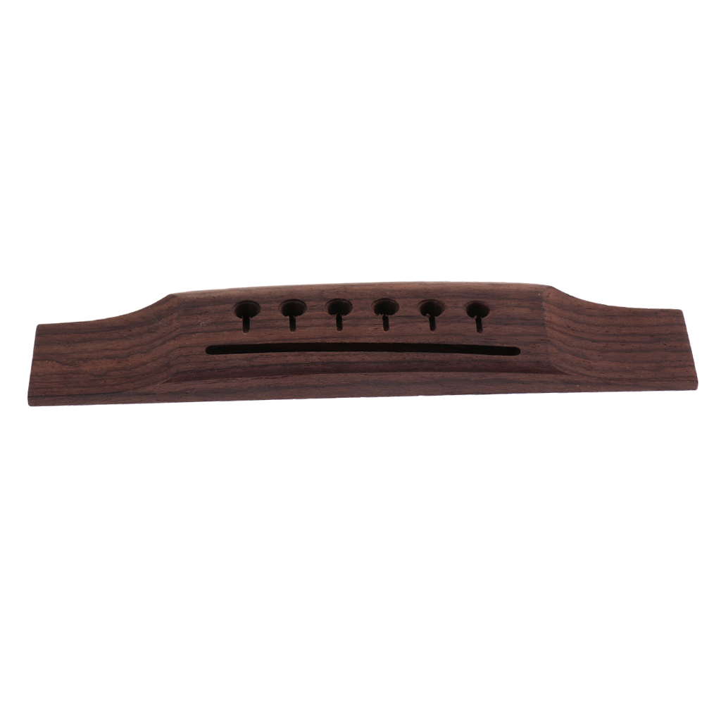 Rosewood Practical Guitar Bridge Brown for Left-Handed 6 String Acoustic Guitar Accessories