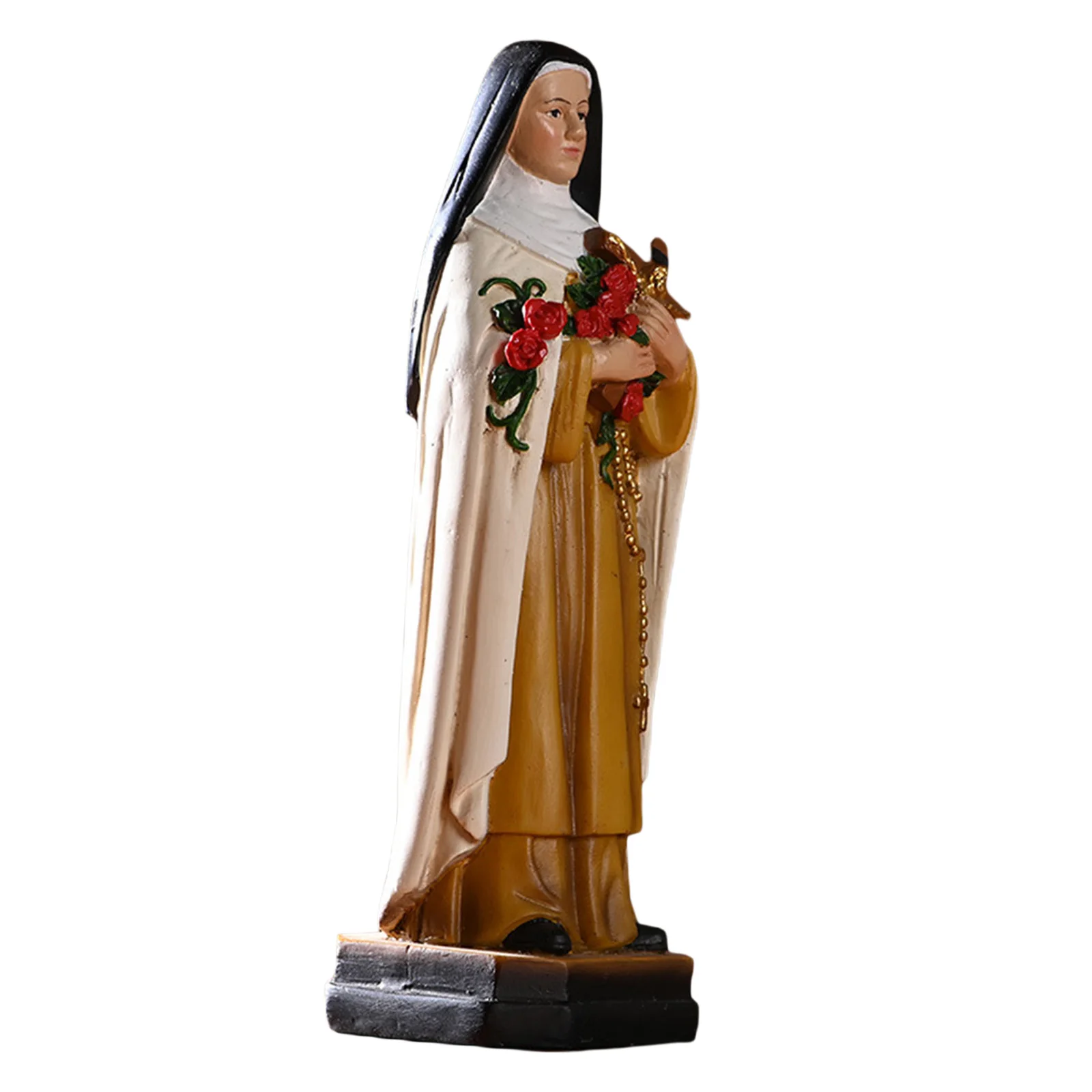 21cm Religious Display Virgin Mary Statue Resin Figurine Sculpture Figure Crafts for Christian Church