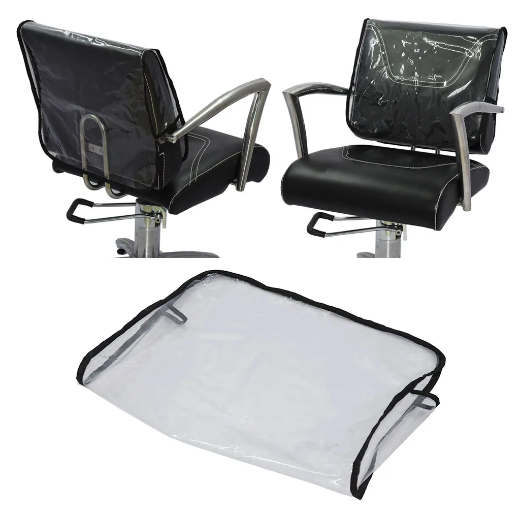 Barber Chair Back Cover Salon Spa PVC Covers Waterproof Protective Clear