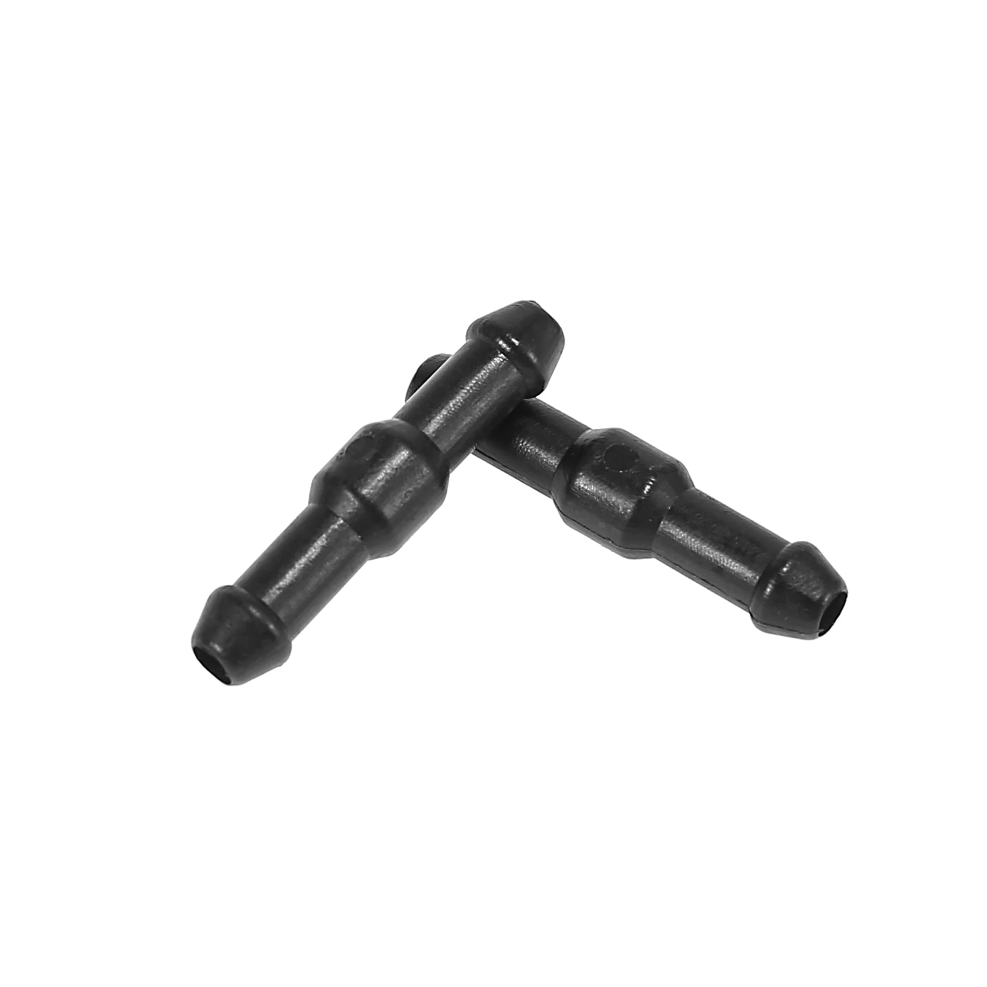 X AUTOHAUX 10pcs T Shaped Plastic 3 Way Windshield Washer Hose Connector Tube Pipe Fitting Splitter Adapter for Car 