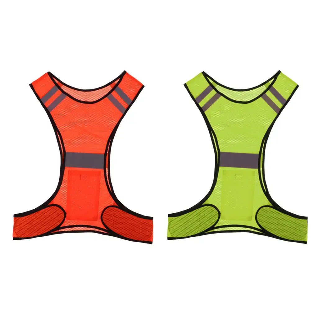 Reflective Running Vest High Visibility Sports Vest For Cycling Sport Running Vest Reflective Safety Vest Gear Men and Women