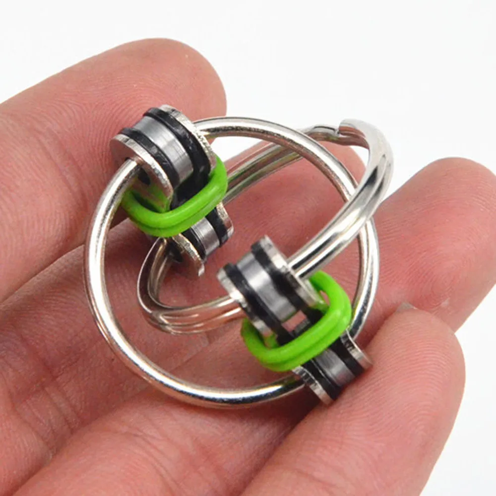 5x Fidget Bike Chain Ring Finger Spinner Stress Relief ADHD Sensory Autism Toy 