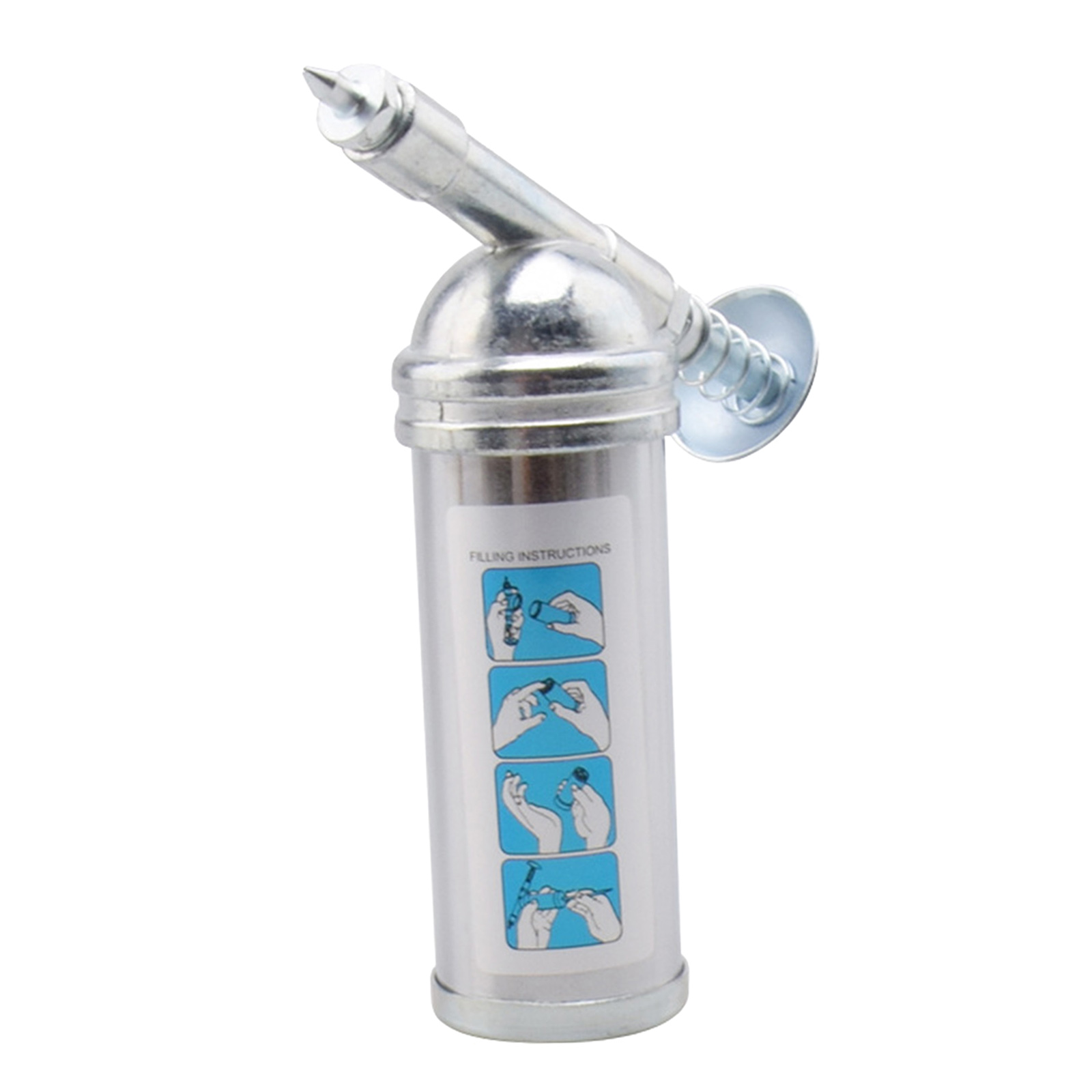 Portable Mini Grease Gun Lubricator 1000PSI/60bar 450cc Edge Lubrication Tools Caulking Quick Connect Household