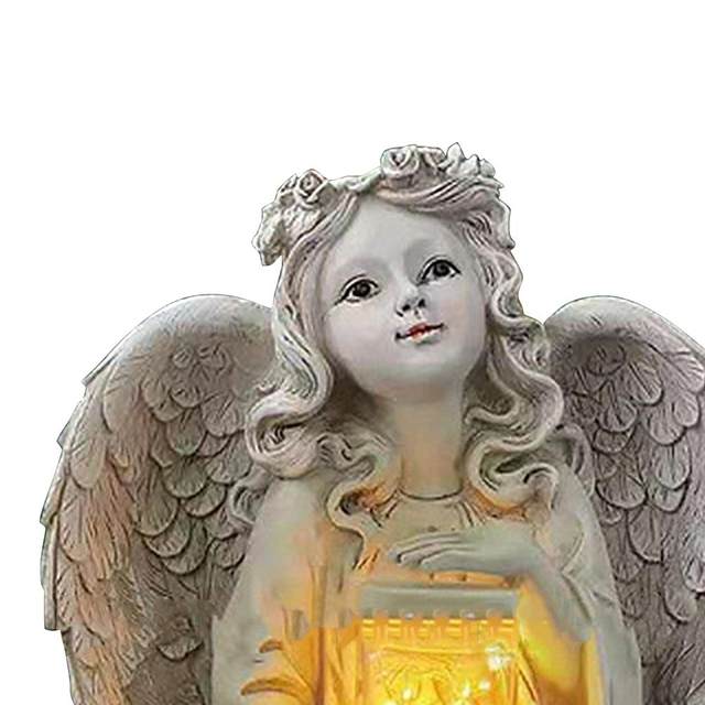 Angel Figurine Illuminazione Angeli Custodi Statua Figurine per le Donne,  in Ceramica Angelo Pregato Amici Compagni di classe e Tutto ciò che ami -  AliExpress