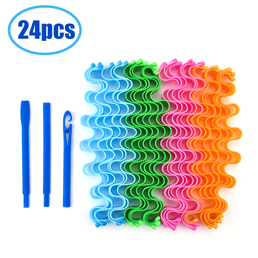 Best of Harmless Soft Hair Curlers Heatless DIY Magic Wave Curls Rollers Hair Accessories Curling Perm Bar Without Heat For Hair Tools Reviews & Tips