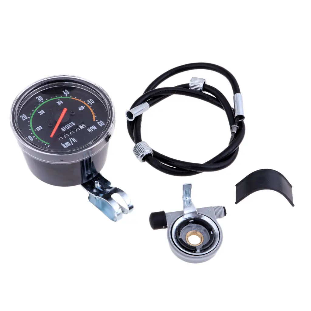 Mix Vogue Universal Multifunction Odometer Mechanical Speedometer Gauge for Bicycle Bike with 26 27.5 28 29 Wheels 