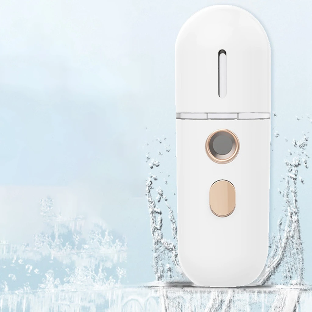 Mini Nano Facial Sprayer Hydrating Machine USB Humidifier Rechargeable Face Steamer Handy Moisturizing Beauty