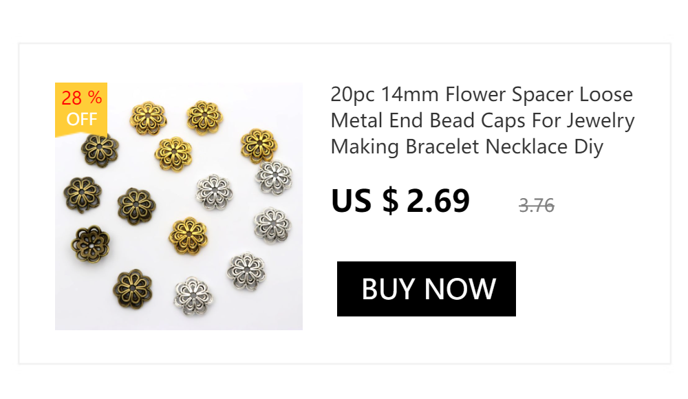 100Pcs 7x 2,2mm Clover Kreuz FlowerSparer Lose Ende Perlen Kappen für Schmuck Finden Diy Zubehör Komponenten Großhandel – Detail 17