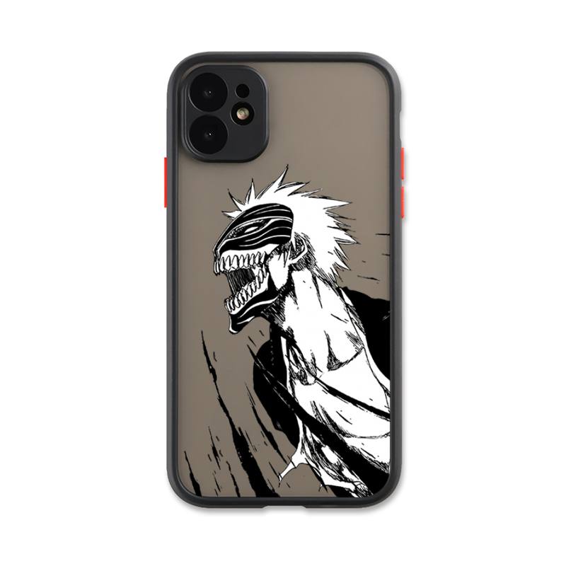 iphone 13 pro max case clear Kurosaki Ichigo Bleach Anime Phone Case For IPhone 13 12 11 Pro Max Xs Xr X 7 8 Plus Black Matte Translucent Cover best case for iphone 13 pro max