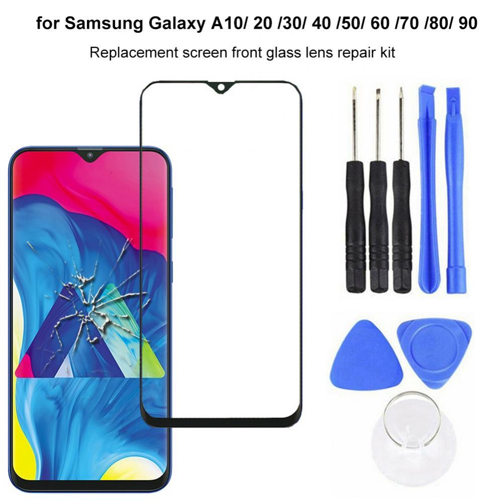 Ремонтный комплект, сенсорное стекло для Samsung Galaxy A10, 20, 30, 40, 50,  60, 70, 80, 90, Сменное Переднее стекло, сенсорный экран | AliExpress