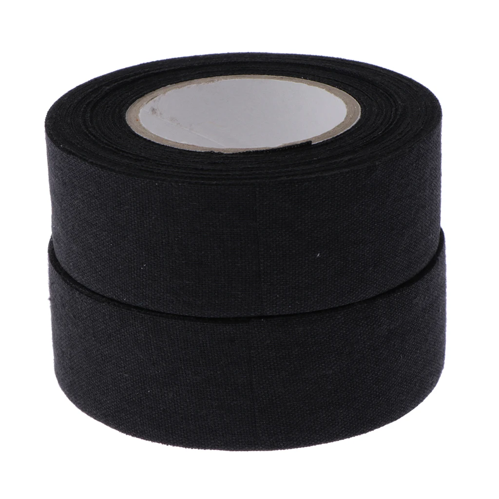 2 Rolls Wear Resistance Ice Hockey Stick Tape - 1 inch x 33 ft, Strong Viscosity